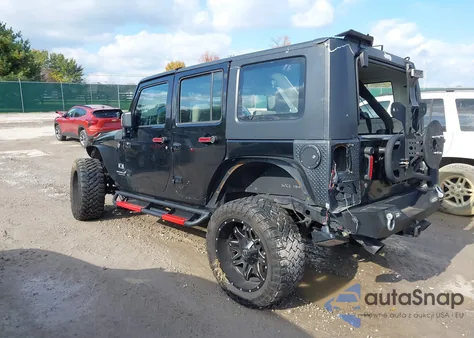 2008 Jeep Wrangler Unlimited X из США, поврежденный, VIN 1J4GA39178L508060